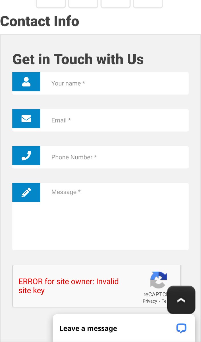 DigiLabITS's tweet photo. @Themechilly Is your themes updated regularly? I want to purchase Amazing WordPress theme. Can't contact you through website. Your contact page is having reCAPTCHA Error. https://t.co/QYvzmmJFaV