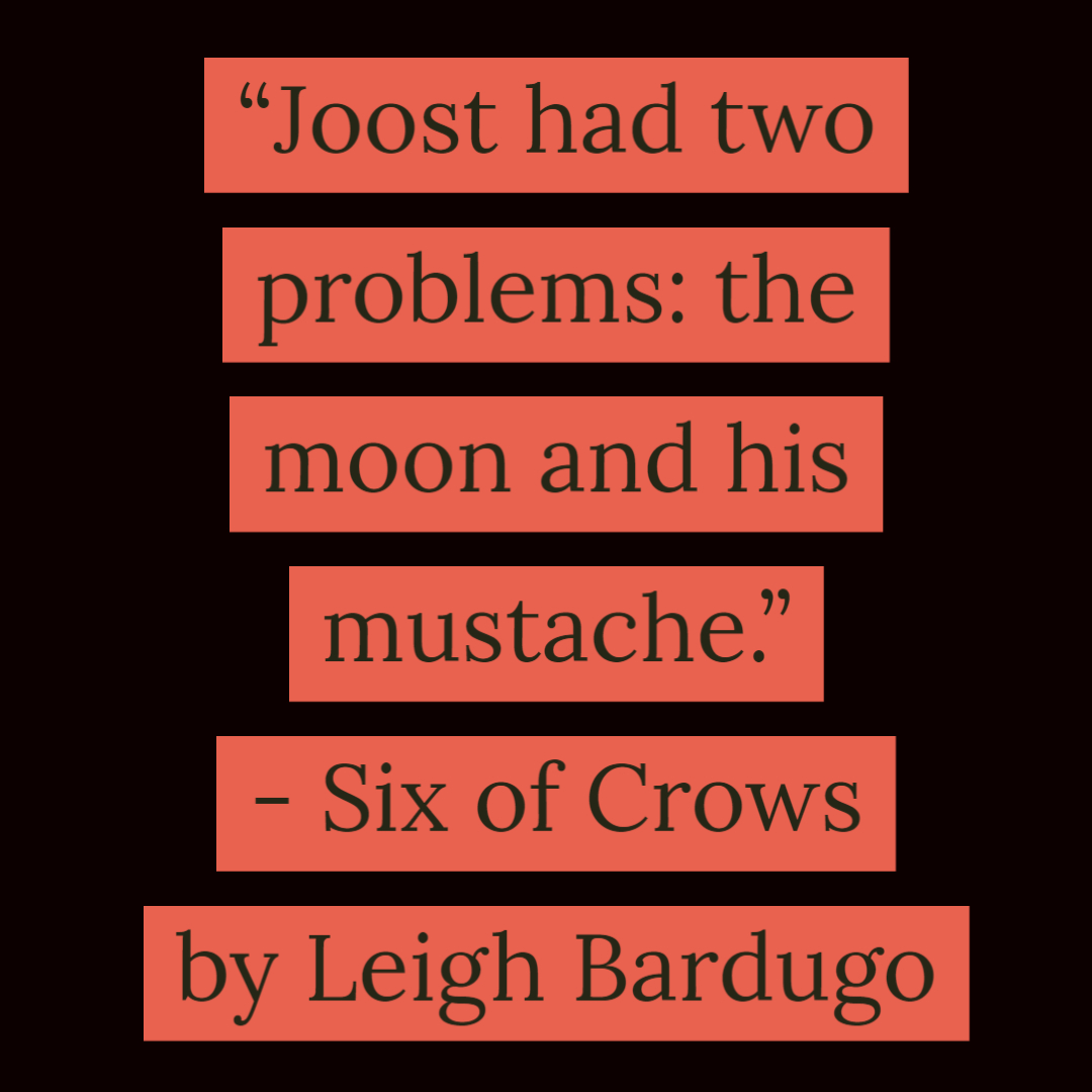 CDHyltonLibrary's tweet photo. It's First Line Friday! Want to read Six of Crows by Leigh Bardugo? Click the link and log in with your Office 365 email and password to put it on hold. You can pick it up next week! https://t.co/zzzzNfjM4q https://t.co/iRL8kpns7N