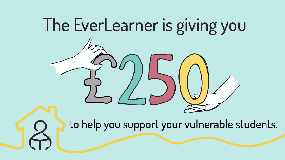 The_EverLearner's tweet photo. Our £10k fund (grants of £250 per school) for supporting vulnerable students is now live and available.

Apply here: https://t.co/MxyVHFAM5U https://t.co/JhpxmRSm6R