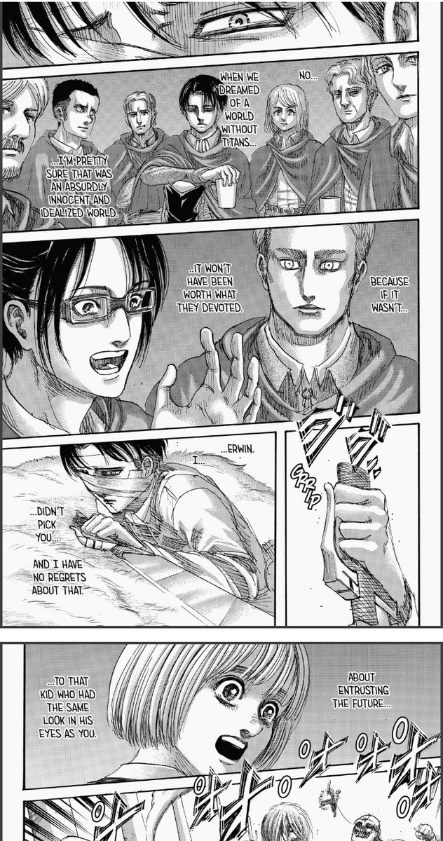 mad_thoughtsss's tweet photo. Levi had flashbacks of his deceased comrades and friends again. Also, i think he cried this time.
#aotchapter136 https://t.co/SBKv5X8xck