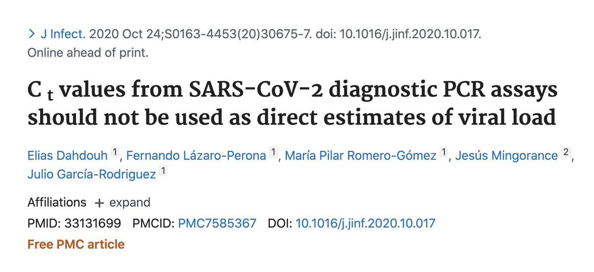 The paper omits the MS-2 Cts and doesnt really address Dahdouh et al concerns regarding the large Ct variance in swab to swab sample prep.