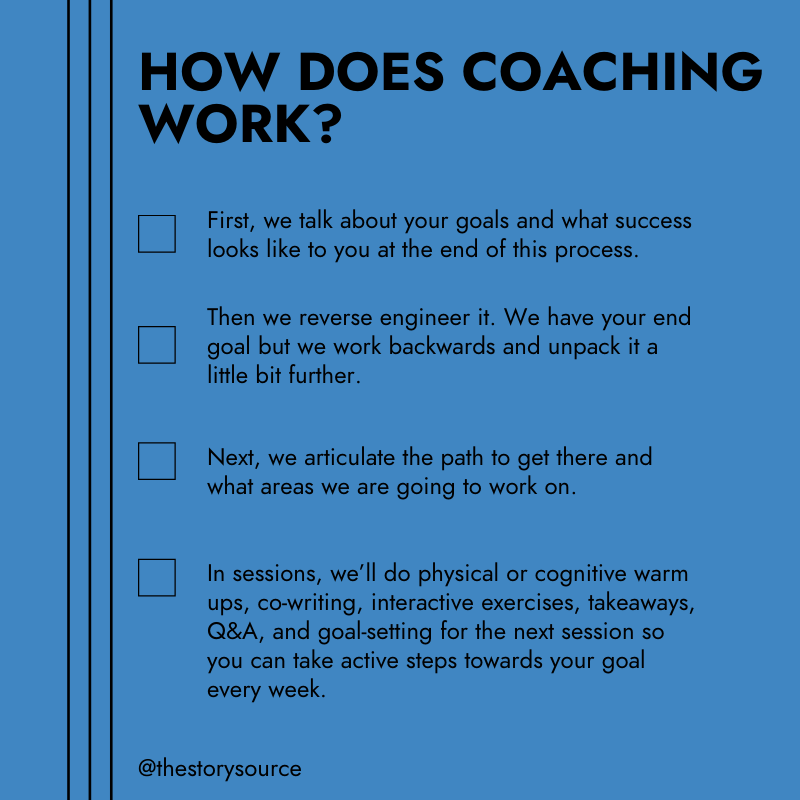 TheStorySource's tweet photo. Ready to level up? Here's how our coaching works. Book a free coaching session to try it out: https://t.co/WkVR9teteH https://t.co/gICLql7W2F