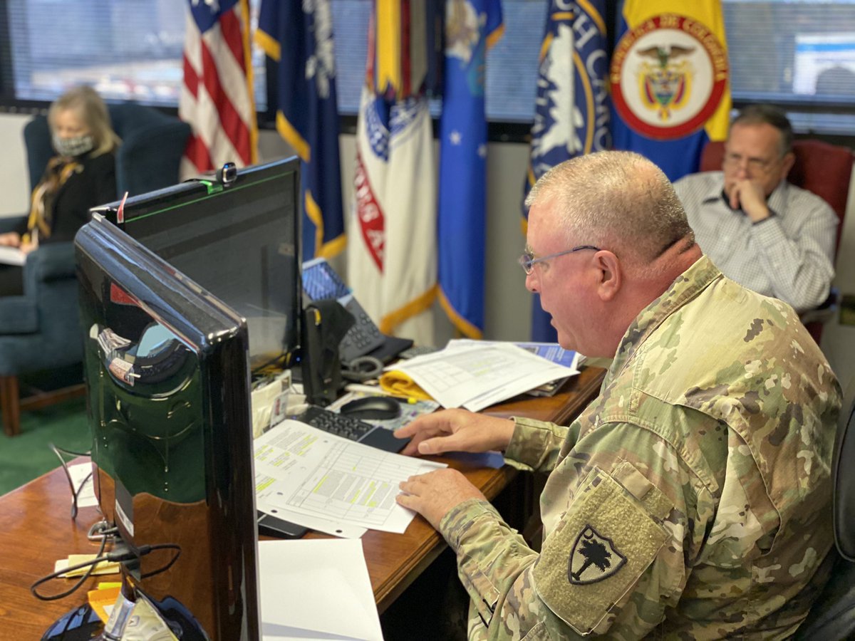 SCMilitaryDept's tweet image. U.S. Army Major General Van McCarty, adjutant general for South Carolina, testified before the S.C. House Ways &amp;amp; Means Constitutional Subcommittee on January 8, 2021, presenting the agency’s budget requests for 2021.
#SCGeneralAssembly