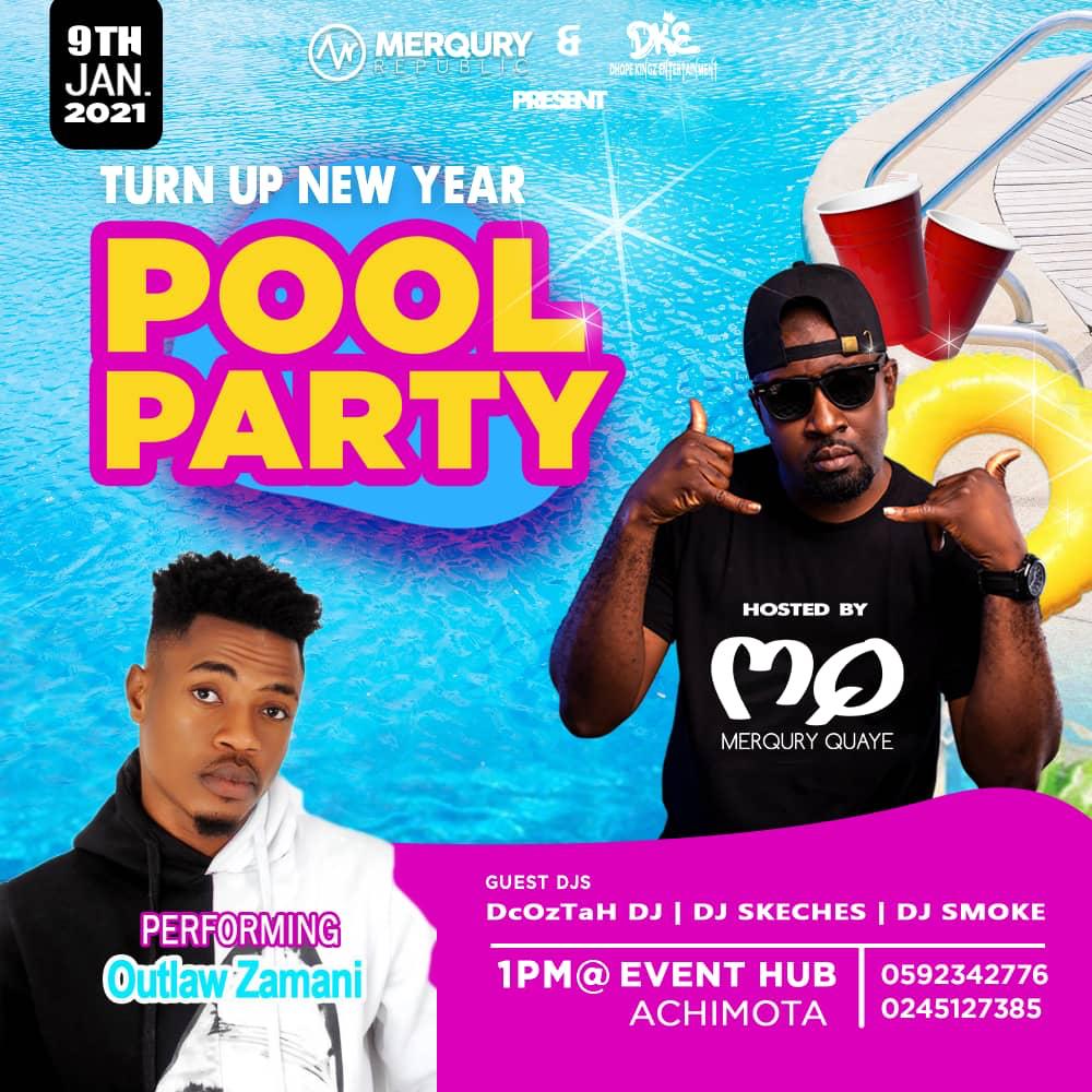 OseiDavidGh1's tweet photo. Àccra Ghana get busy on this day, January 9th With @merquryquaye all about the biggest ever pool party 🎉 #TurnUpPoolParty Performing live London based artist @MusicNneu and Many more, https://t.co/rwOqGifB46