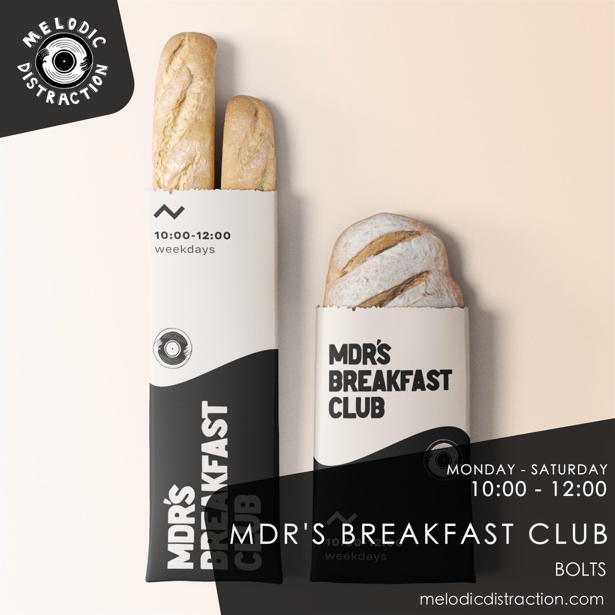 melodistraction's tweet photo. ↳ S A T U R D A Y ↵

9:00 - 10:00 》Wake Up! w/ Josh Aitman
10:00 - 12:00 》MDR's Breakfast Club w/ Bolts
12:00 - 13:00 》
@RebeccaVasmant 

↓ Listen live ↓
https://t.co/W9zEhBvJ3N #melodicdistraction #tunein https://t.co/NAtUi7YFCN