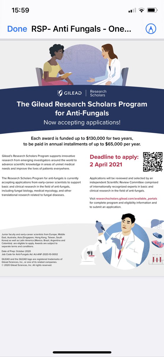 neil_gow's tweet photo. Opportunity for medical mycologists with an interest in antifungals.  Please share.  ⁦@MRCcmm⁩ ⁦@BSMM_Junior⁩ ⁦@eurconfmedmycol⁩ ⁦@ISHAM_Mycology⁩ ⁦@youngisham⁩ https://t.co/nQlmMI5bK5
