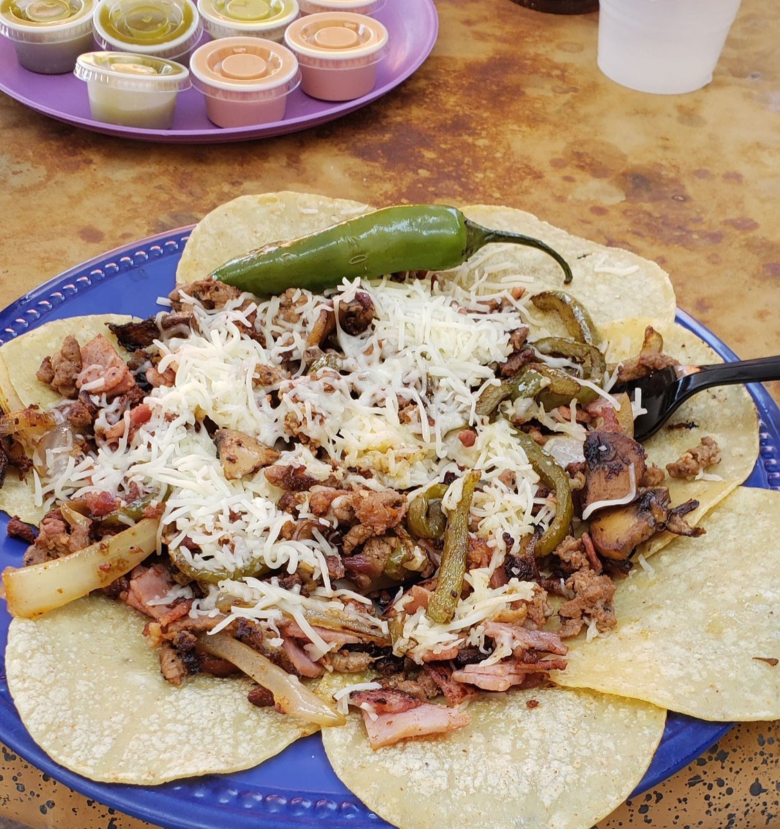 Main_St_Tacos's tweet photo. Let it be a #Feasty Friday for you with our super awesome #TacosMeal🌮🌮 Dine in or order online at https://t.co/4ssECX0PGc
#mainsttacos #tacoplace #fridaymeal #tacolover #mexicanfood #mansfieldtx #texas #foodie #mexicanfoodnearme https://t.co/qmJgrApMwj