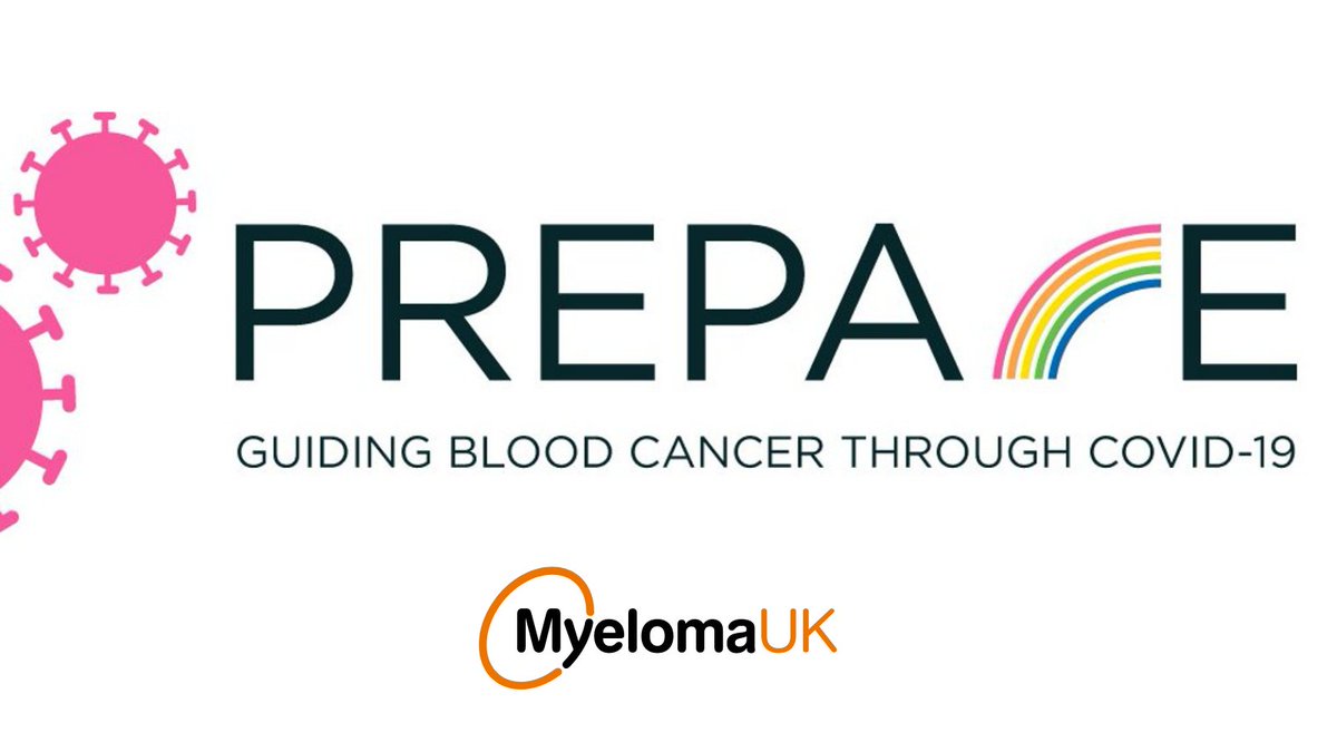 MyelomaUK's tweet photo. 1/2 The @PrepareStudy aims to understand the risk #COVID19 poses for patients using info from participants from the @RudyStudy  
  
This will help healthcare professionals and patients work together to balance potential risk of COVID-19 and #bloodcancer management appropriately. https://t.co/xSxOFn3d5F