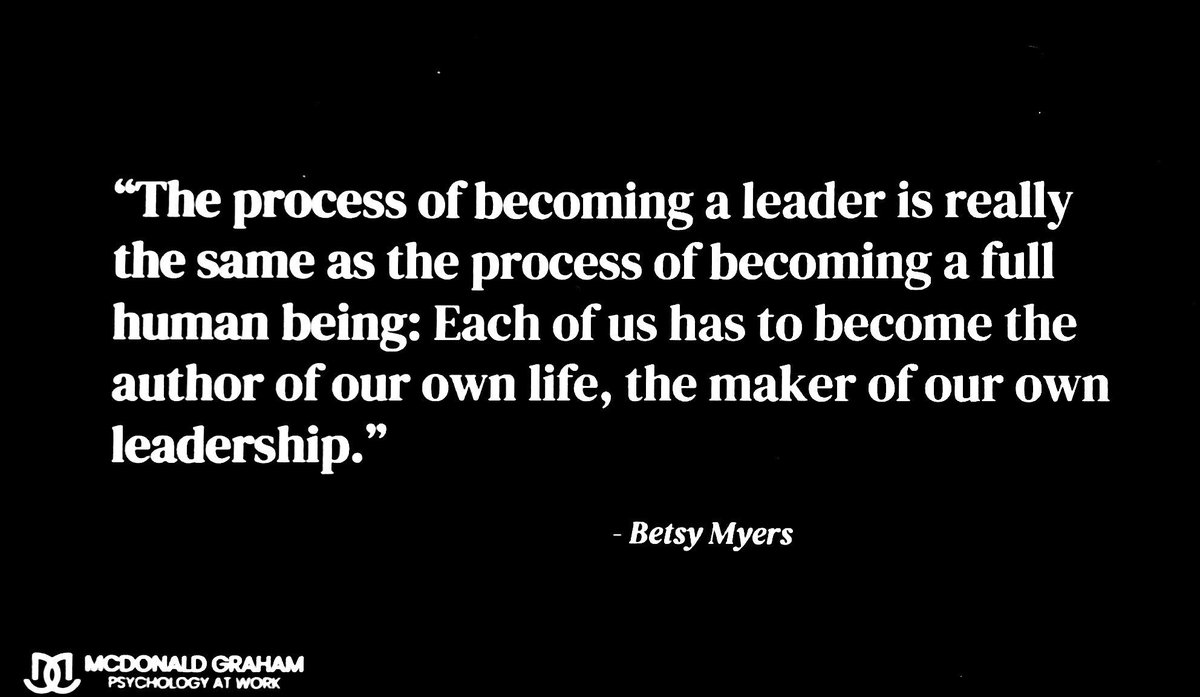 In order to become a better person and leader we need to become the author of our own life.