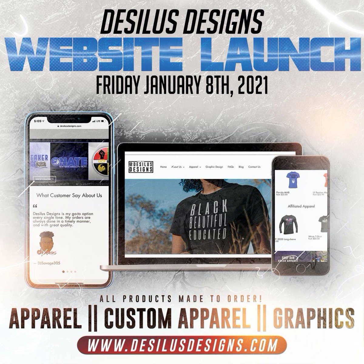 iconthegoat's tweet photo. 🚨🚨🚨ATTENTION🚨🚨🚨

The wait is over!  Head over to https://t.co/aTgI7tKMdS and shop now ‼️ 
.
.
For all types of apparel needs including Greek, Caribbean, Original and Custom Apparel! 🔥🔥
#CustomApparel #Graphicdesign #newwebsitealert #websitelaunch #DesilusDesigns #BuyBlack https://t.co/aBtoyT7vzi