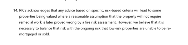 This guidance is completely redundant unless it gets buy in from mortgage providers. The mortgage industry is a high volume/low risk sector and they will be wary of potential for future remediation costs falling on borrowers. This is not going to inspire confidence.