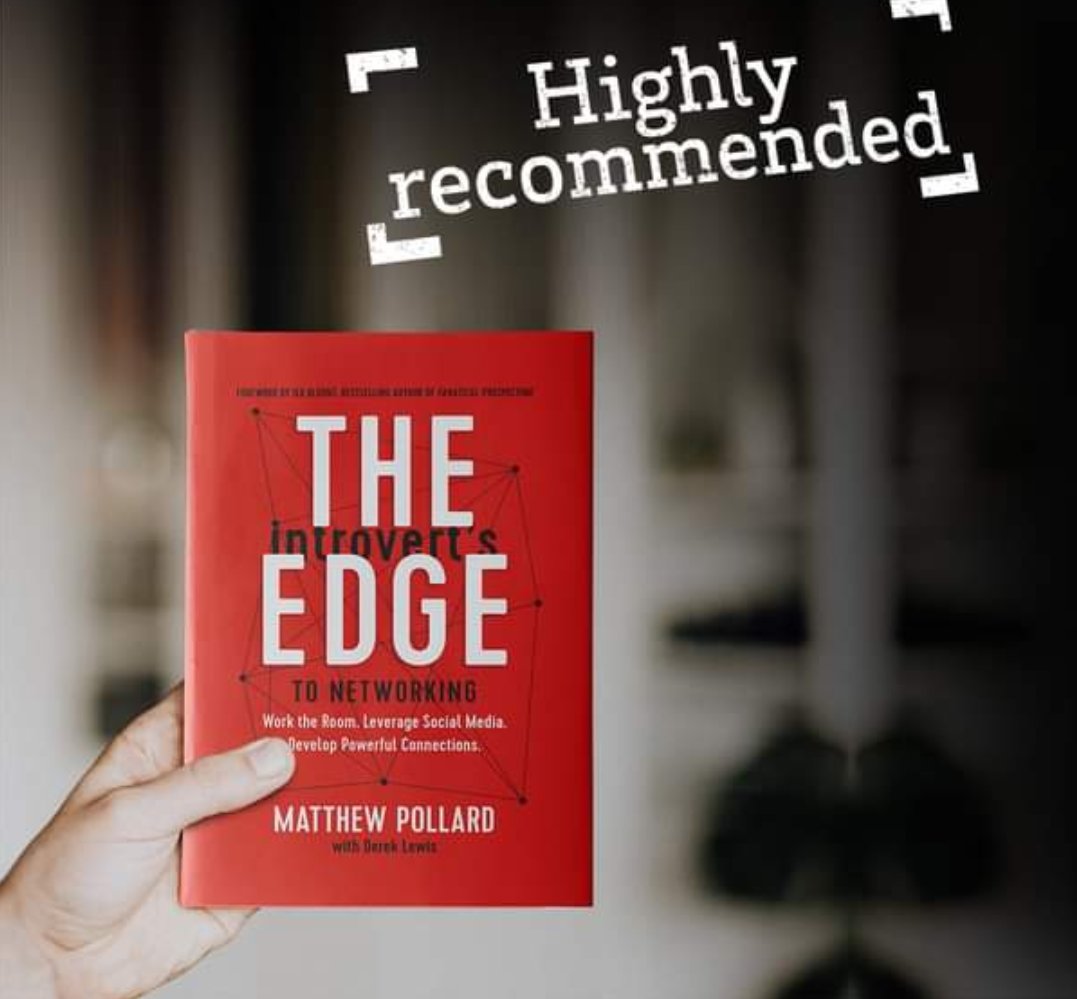 angelaswriter's tweet photo. @MatthewPollard_ #TheIntrovertsEdge https://t.co/s68iirM1BG
I'm not shy. I'm an introvert! This book is a game-changer. Highly recommended for all introverts! Or if you're an extrovert and wanna learn new powerful skills lol! https://t.co/kgnS3TzKc2