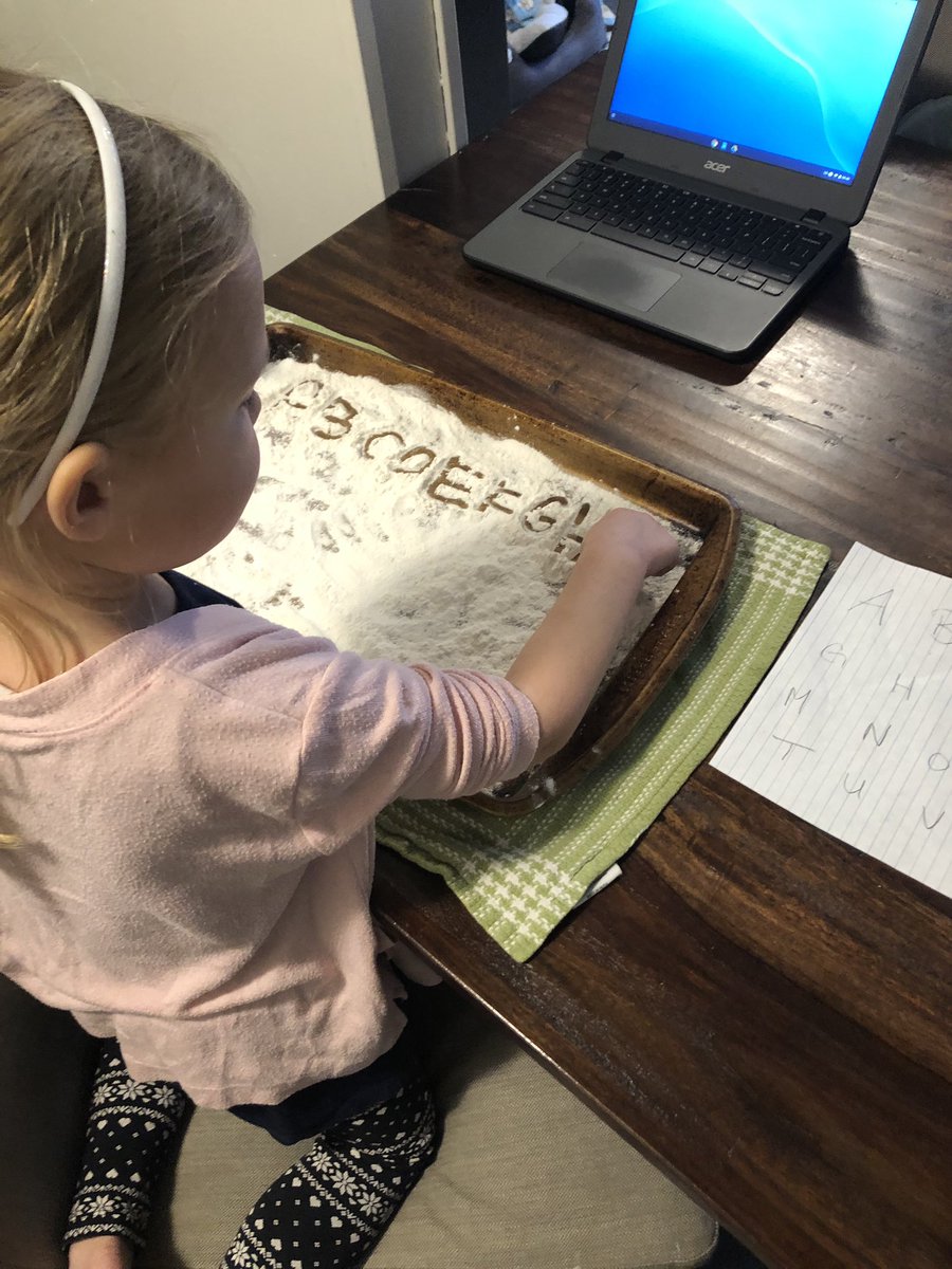 K2SGStayzBann's tweet photo. A student loving a choice board sensory printing activity! #playbasedlearning #K2SG @dsbn @K2SGStayzBann https://t.co/xGJ5uYQYRg