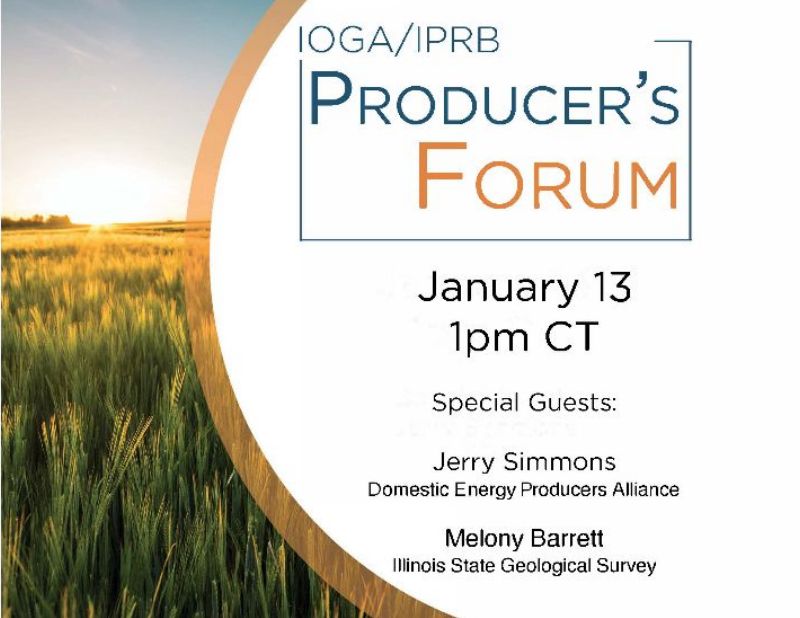IOGA14's tweet photo. Melony Barrett of the @ILGeoSurvey will conduct
an instructional webinar on the newly revised ILOIL website during next week's IOGA/IPRB Producers Forum. The Zoom conference will be held at 1 p.m. on Wednesday, Jan. 13, and you can register here: https://t.co/5NK0H0IsrJ (1/2) https://t.co/jgfWNeC8pe