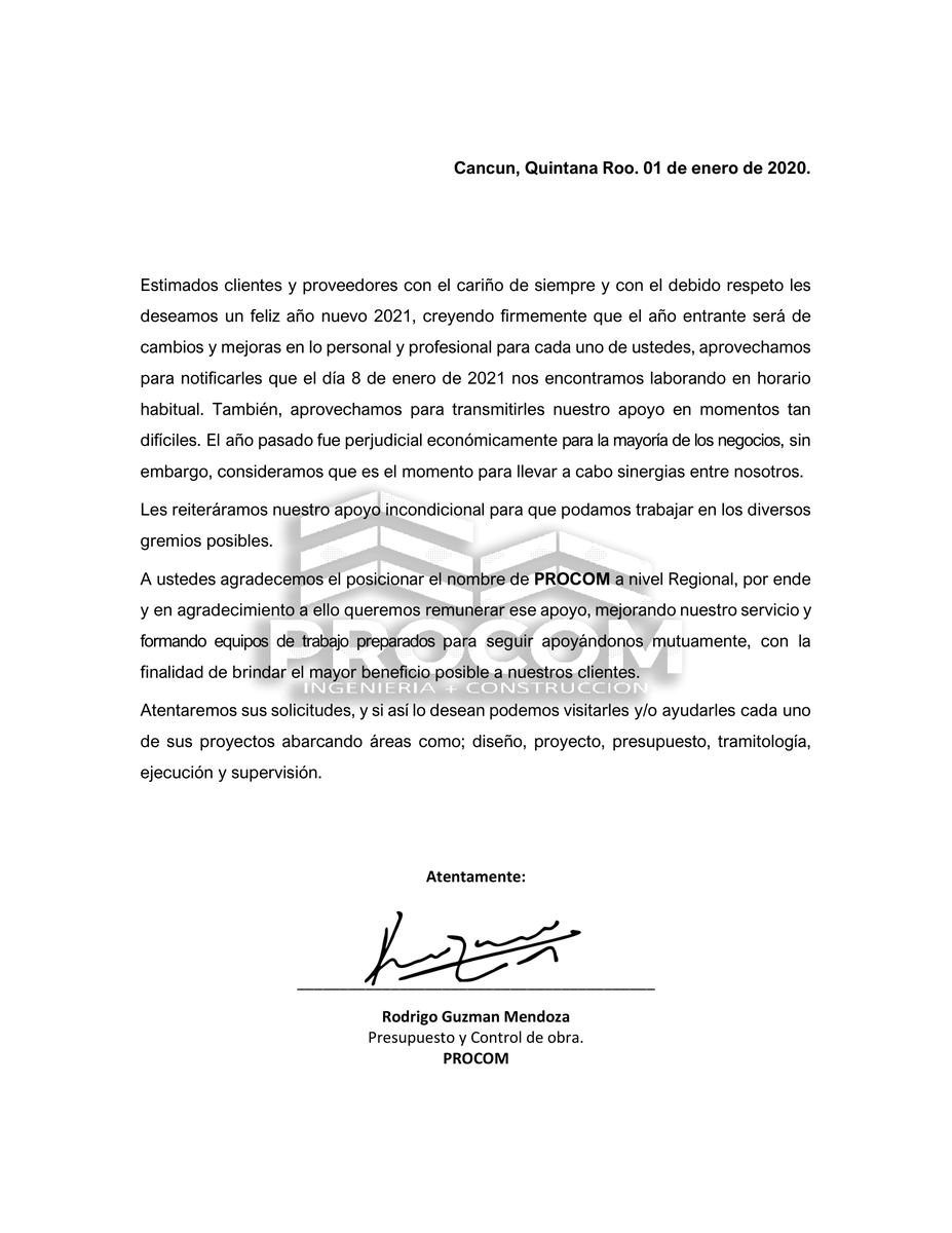 ProcomMx's tweet image. CLIENTES, AMIGOS Y PROVEEDORES.