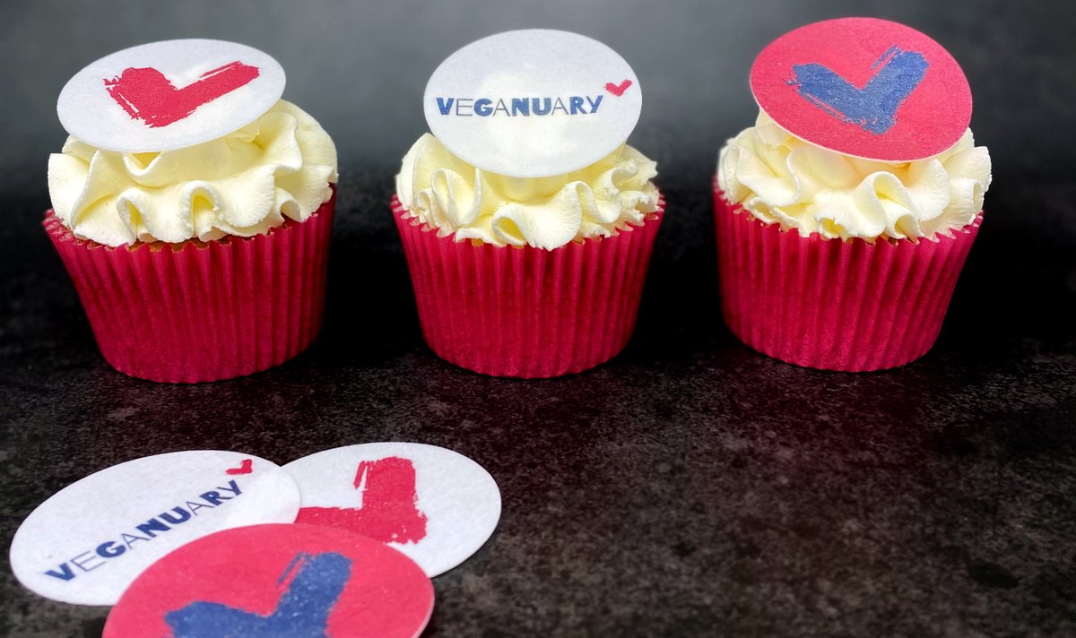 8 days into 2021 as well as Veganuary.

Find out more on their website and try a bit of vegan baking.  This simple vegan cupcake recipe is an ideal place to start and you can always top them with some of our branded Veganuary edible toppers.

ow.ly/aKqu50D3tUJ

<a href="/WVeganuary/">WeAreVeganuary</a>