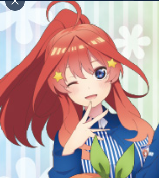 Itsuki with a ponytail