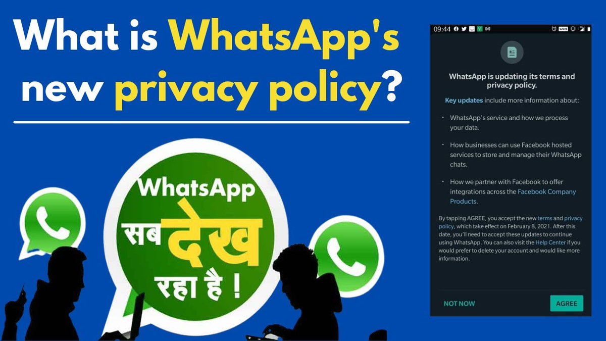 amazonquiz_IN's tweet photo. Whatsapp's new privacy policy detail.

https://t.co/T9WQcL4uwN
https://t.co/T9WQcL4uwN

#WhatsappNewPolicy #WhatsappPrivacy #WhatsAppPolicy https://t.co/VhSh1MBGXJ