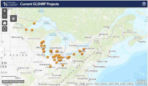 Interested in learning about all the current work around the #GreatLakes being funded by #GLRI through the Great Lakes Sediment & Nutrient Reduction Program? 

Check out our interactive map on nutrientreduction.org to learn about all the current projects.