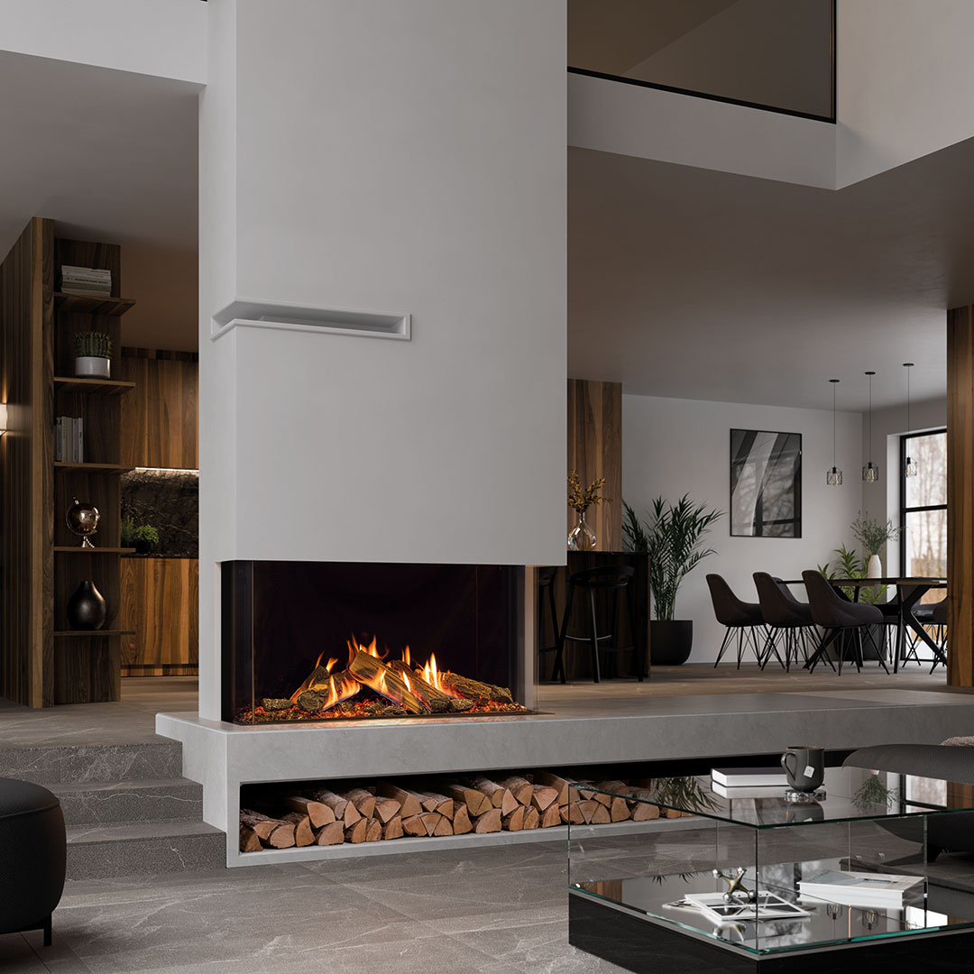 StovaxGazco's tweet image. Offering stunning visuals from almost every angle and utilising advanced technology and ultra-lifelike logs to create a spectacular gas flame effect, Gazco’s Reflex 105 Multi-Sided fire is a fantastic centrepiece for your home. Find out more: stovax.com/stove-fire/ref…