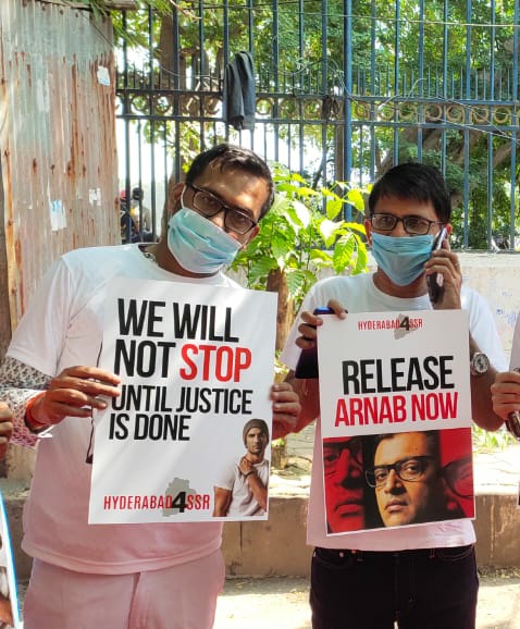 IamGMishra's tweet photo. The man who was one of the 1st few who ignited this movement with us.

The man who did umpteen no. of ground protest &amp; always stood for SSR justice from 1st month.

How can you ignore his contribution?

I stand rock solid with @iRaviTiwari
#UncoverSSRKillers

@MeenaDasNarayan https://t.co/3iPvZ67Ies