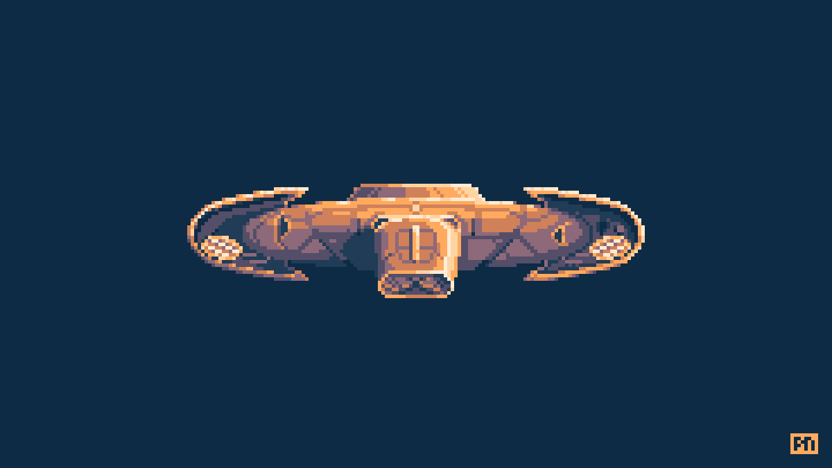 pxlnic's tweet photo. #fanart2021 Day 6: #StarTrek #DS9
The USS Defiant [ 132 x 33 | 8 Colors ]
~
#pixelart #pixel_dailies #ドット絵 https://t.co/ilwHx1RBLb