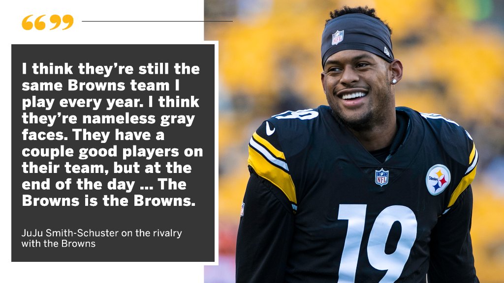 SportsCenter on Twitter: "JuJu says he's happy to be playing the Browns Sunday.… "