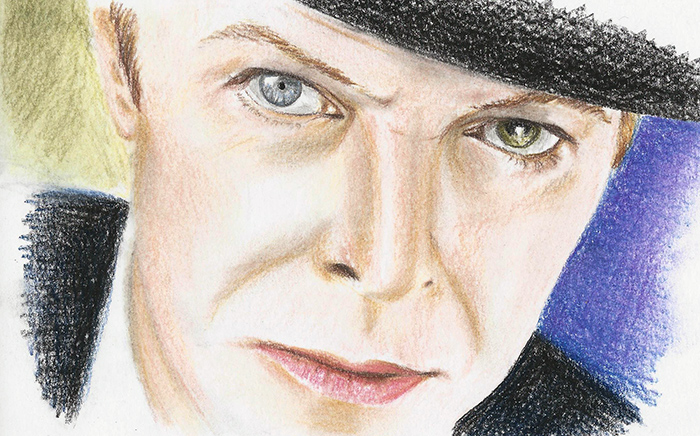 I'm posting all the portraits I have done of David Bowie, in honour of his birthday today. Here is the 7th one. #DavidBowie #BowieForever