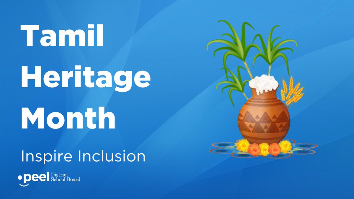 PeelSchools's tweet image. This month and beyond, as we recognize Tamil Heritage Month, we’re committed to partnering with the Tamil community and to providing opportunities for students to deepen their understanding of the rich culture, heritage and contributions of Tamil Canadians to our country.