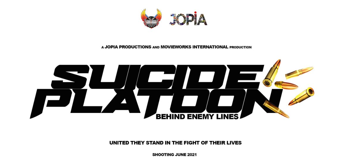 Delighted to announce that Movieworks International and Jopia Productions have greenlit and began production on the WW2 Action Feature Film SUICIDE PLATOON: BEHIND ENEMY LINES. 

The brand new adventure will take the rogues behind enemy lines to face their most dangerous mission.