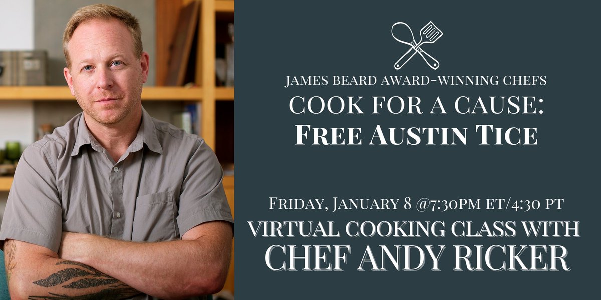 PressClubDC's tweet photo. Tickets are still available for tonight's #CookforaCause program to #FreeAustinTice with 2x @beardfoundation award-winning Chef Andy Ricker @pawkhrua! If you have an appetite for authentic Thai cuisine and #PressFreedom you won't want to miss this: https://t.co/2V1v3wSJqs https://t.co/42pIwU7QX3