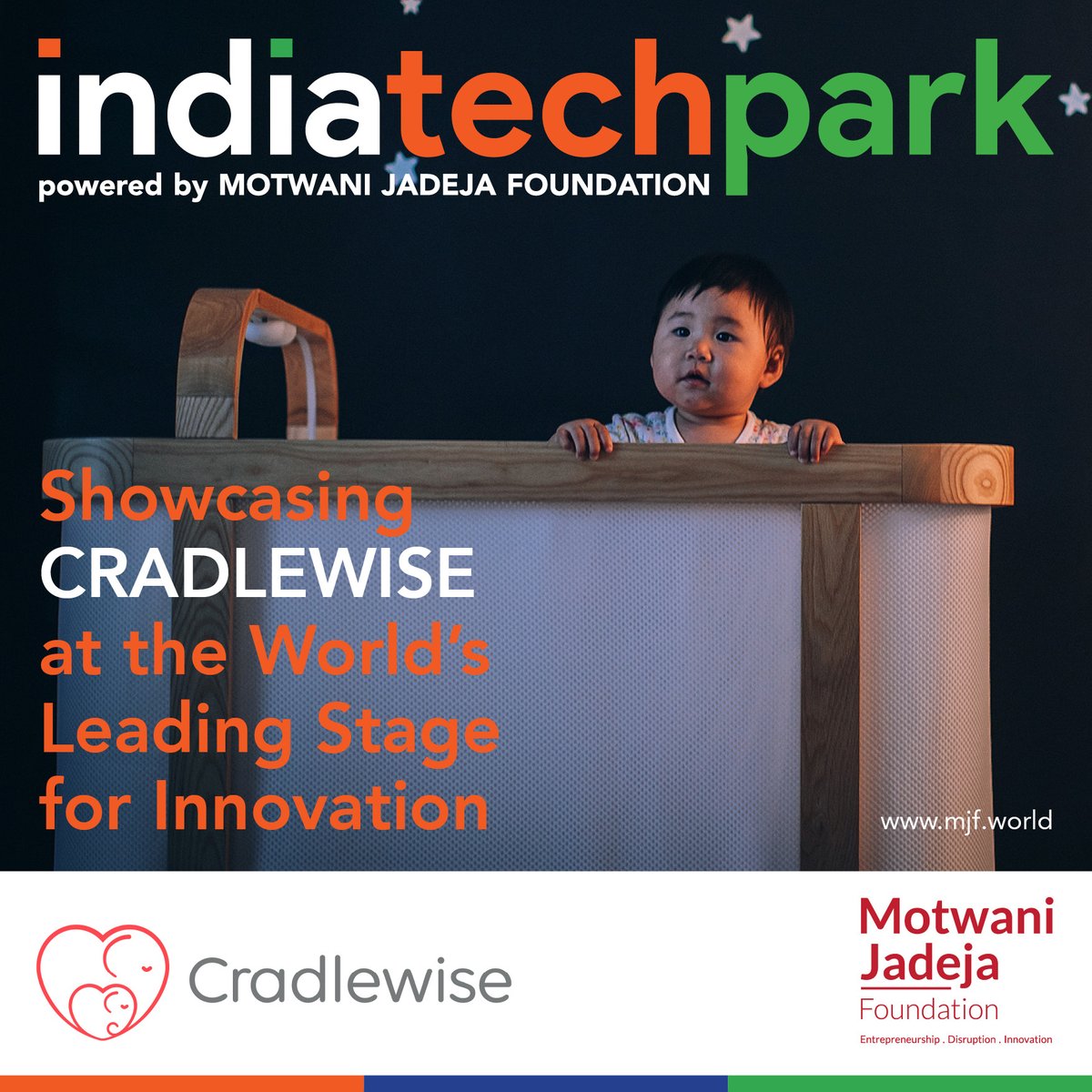 We are excited to host @Cradlewise at India Tech Park at the all-digital #CES2021. Cradlewise is a smart crib for babies from 0 to 2 years of age that senses early signs of wakeup, learns from baby's sleep patterns and starts bouncing automatically to soothe the baby to sleep.