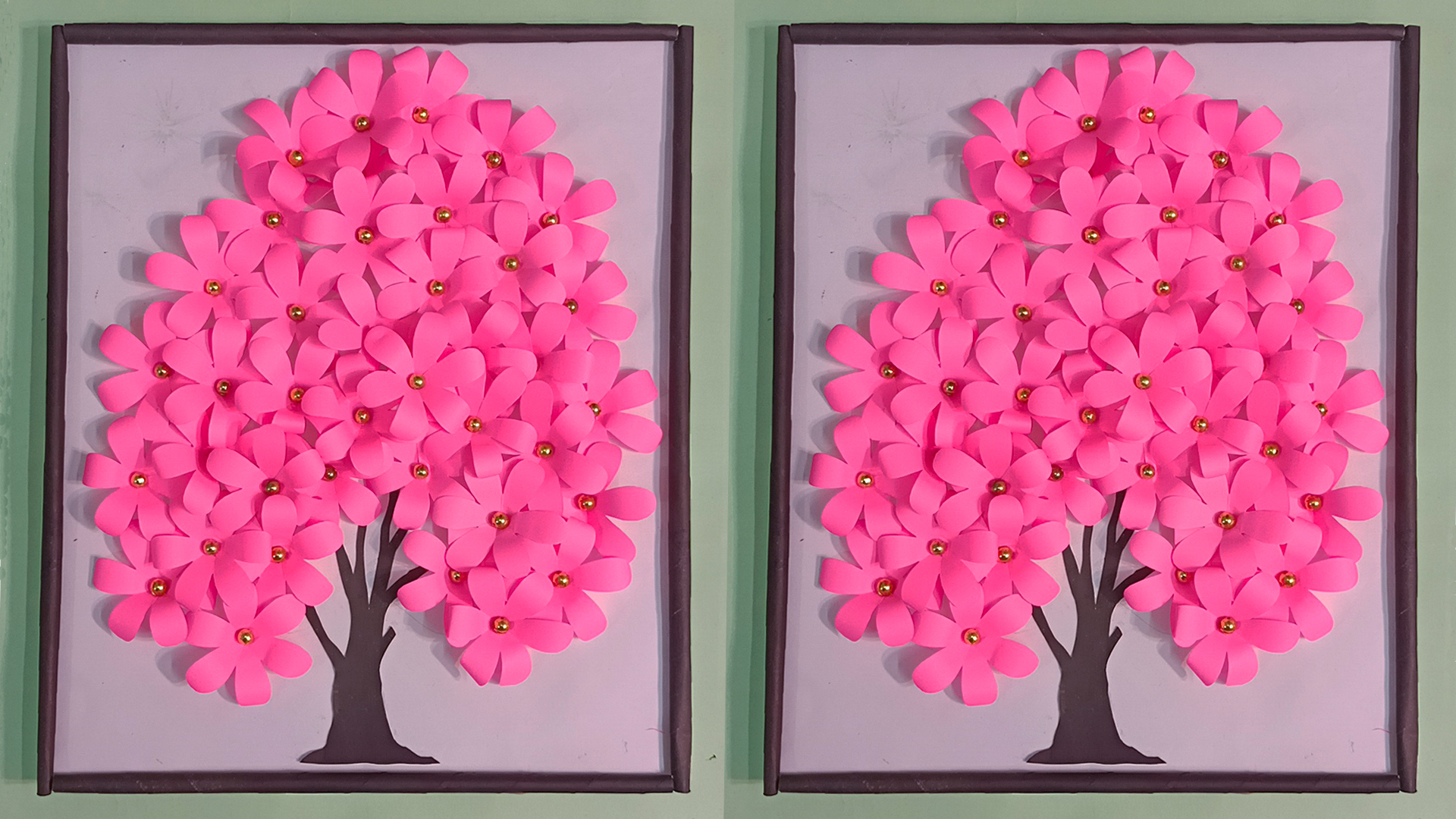 Easy wall 2024 hanging with paper
