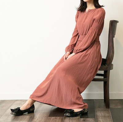 ひし型 内田嶺衣奈アナ着用 ラブレス ワンピース - ロングワンピース