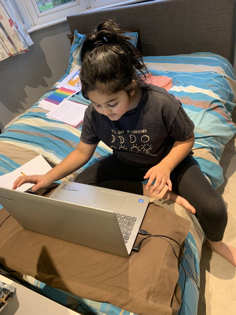 PoonamModi13's tweet photo. Ahria has been beavering away on her set work today and really enjoyed it!! Wishing you all a very happy weekend 😊😊 @HighwoodPrim4B @headhighwood @deputyhighwood https://t.co/w8ovNyxKq4