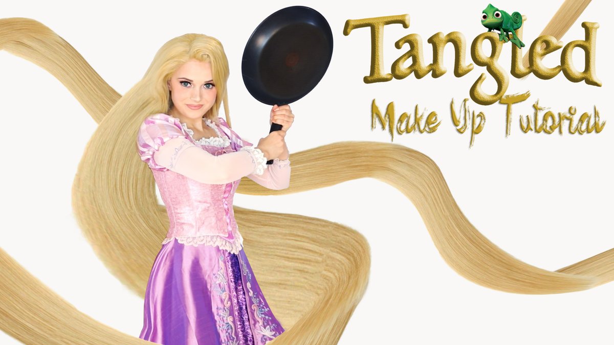 NEW TUTORIAL up on my channel! Tangled Rapunzel Makeup Tutorial youtu.be/KEn4gizRFm8 #tangled #YouTube #lockdown2021