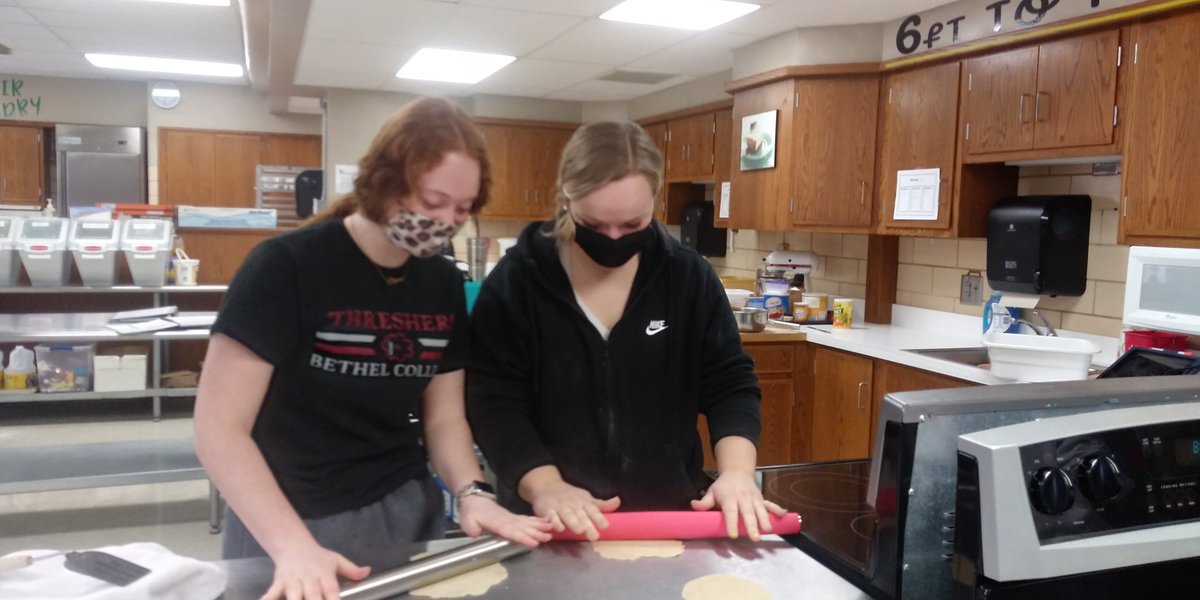 Biscuit Mixing Method review lab....can't wait for the tortillas- Baking and Pastry 2