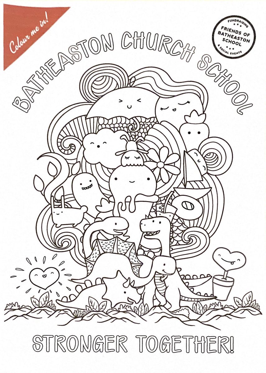 💒Stronger Together💒
We have our very own poster to colour &amp; display in our windows. It would be lovely to see each others designs when out walking. Share your poster or posters you spot using Friends of Batheaston School - FOBs &amp; #strongertogether. Thank you <a href="/romeandwolf/">Rome&Wolf</a>