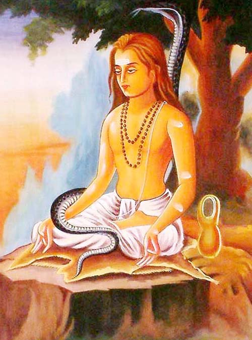 He whose intellect is firmly established in the all blissful, eternal, Supreme Reality, be he a Caṇḍāla or be he a Brāhmaṇa, such a one is indeed worthy of being a Guru. This is my firm conviction. - Verse 2