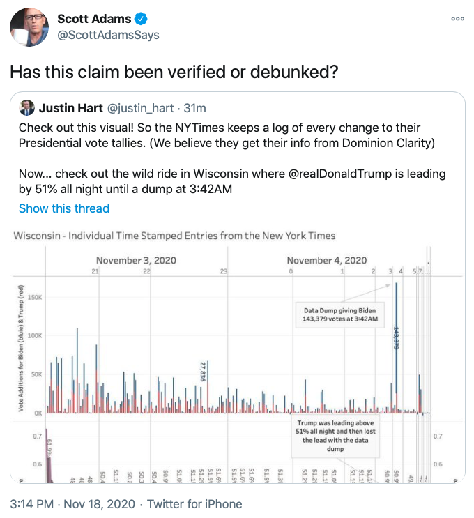 2/ Here were some of the things Scott was saying to me during our interactions, which I screenshotted (knowing this day would come)