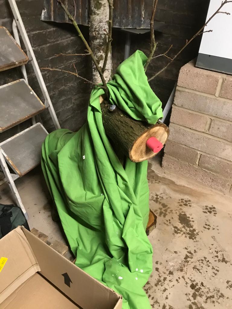 Thats Randy the Reindeer put away for another year! It's ok though, as he has his winter coat on and he can still keep an eye on proceedings from the comfort of the cellar #randythereindeer #noanimalswereharmed #happyfriday 😉