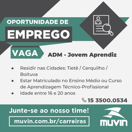 MuvinSports's tweet photo. Estamos com vagas abertas para o cargo de ADM - Jovem Aprendiz. Faça parte da nossa equipe! 😎👍
Os interessados devem cadastrar seu currículo no link a seguir: https://t.co/BcsNcGhK1t https://t.co/mLNFjIvRsJ