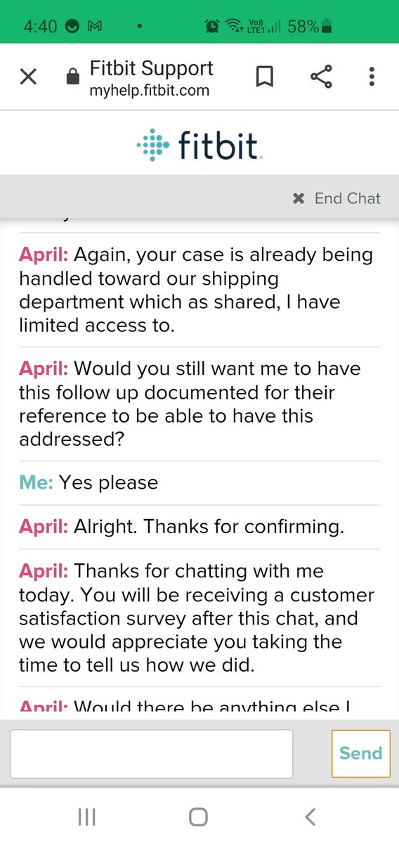 jewelmarkpress's tweet photo. Very disappointed that @FitbitSupport cut off my chat whilst I was asking for a replacement for my faulty charge 3. I sent back my faulty one before Christmas but have not got a replacement https://t.co/RzCaAAWeyB