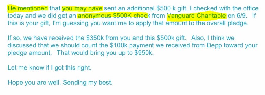 So, let's unpack this a little bit.1. An ACLU executive meets with a billionaire ELON MUSK, who happens to be one of ACLU's top donors, per his own claim. Elon tells him his girlfriend might've sent them a check (wink, wink).