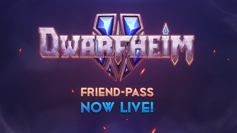 DwarfheimFR's tweet photo. Pour bien commencer la nouvelle année, nous réinitialisons #Friendpass, cela signifie que si votre ami a déjà joué 5 matchs de survie #DwarfHeim, il pourra désormais vous rejoindre pour 5 matchs supplémentaires ! https://t.co/lgwfZ43fqT