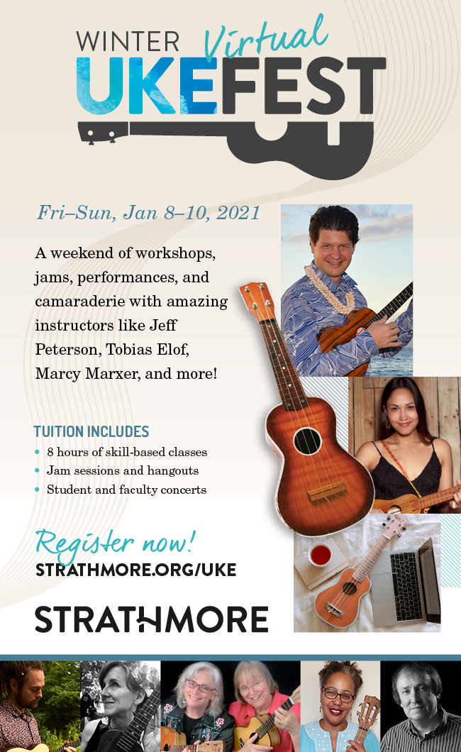 CathyandMarcy's tweet image. Sat, 7:30pm eastern FREE faculty concert on @Facebook 
tinyurl.com/y292fvub From HI to Denmark and in between! @strathmore 
JOIN US! @JeffPeterson_HI @soniadlsv @MarcyMarxer  @tobiaselof Tony Mizen, Lori Perrine #uke #ukulele #ukefest @folkalliance