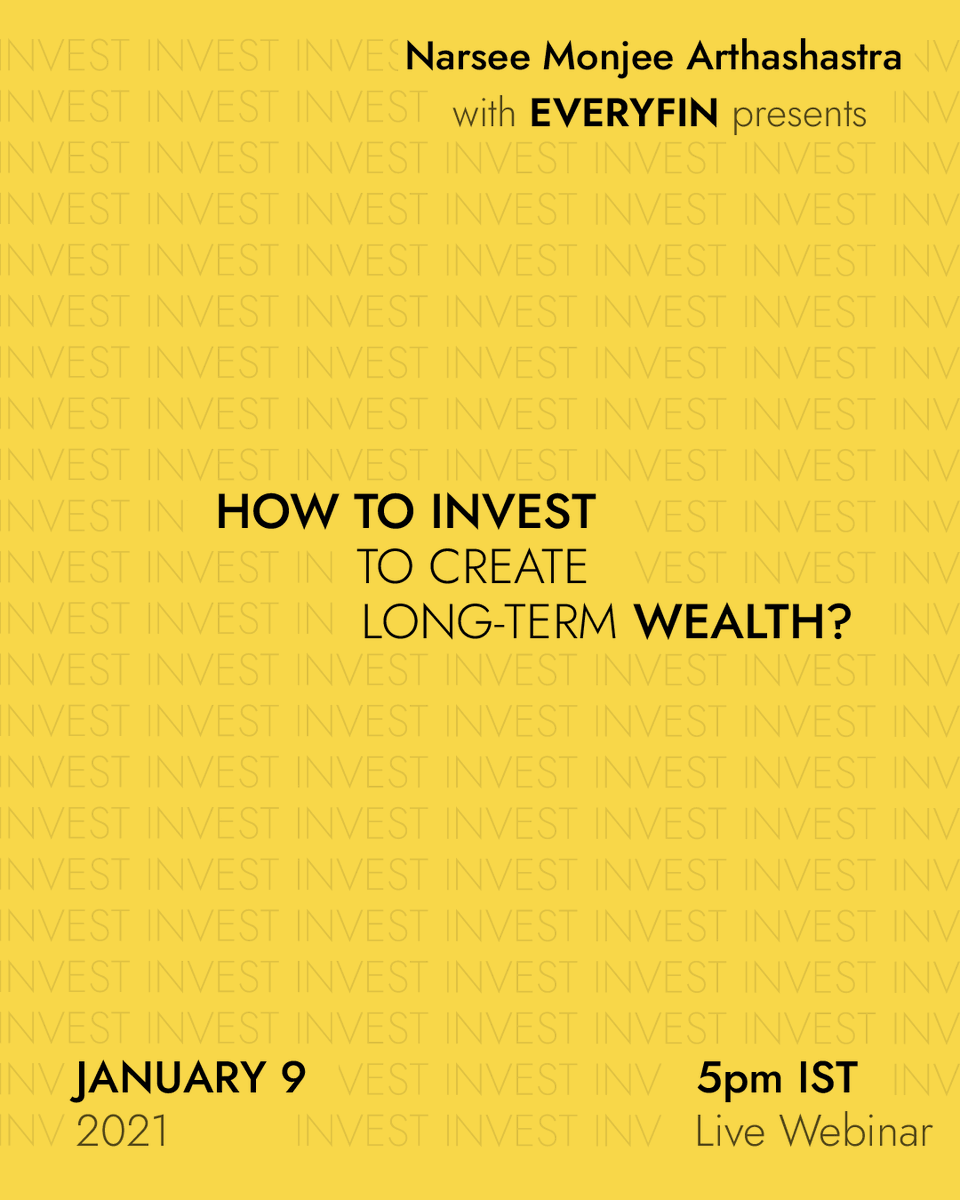 EveryFin_in's tweet photo. Hello everyone! We're super excited for our live webinar on January 9 at 5 pm IST to discuss some very interesting topics. 
Please register in the link below to participate:
https://t.co/bO3qd29kMk https://t.co/IXnRpFIJvr