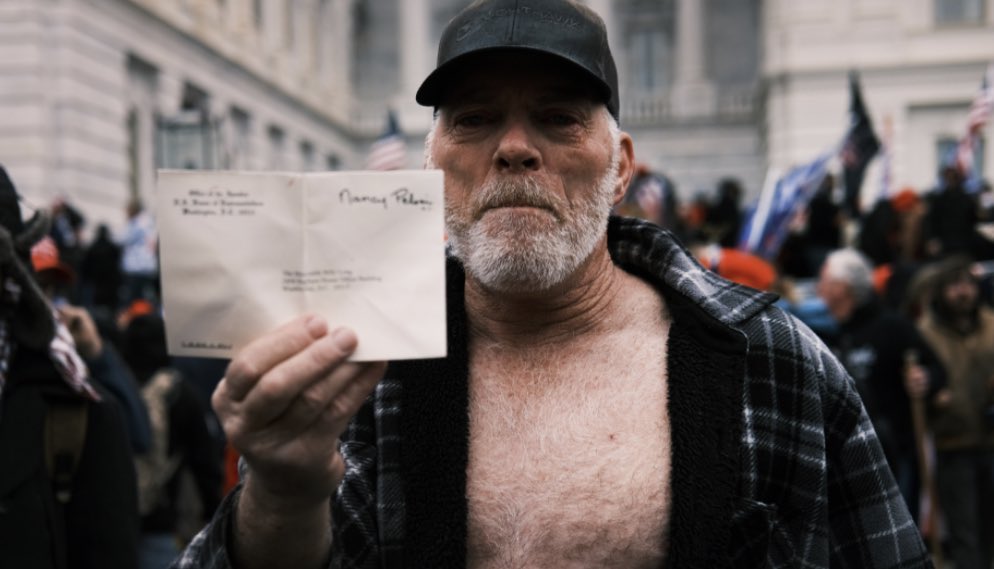 This man is a self proclaimed white nationalist. (Take that as you will).., I do not know if he was there with the team or not... yet. Still looking.