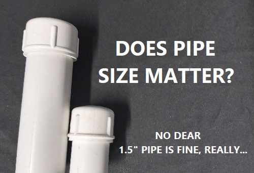 Does the size of your pipe really matter?  You can get the job done with smaller pipes but not very efficiently:  swimmingpoolsteve.com/pages/pipe-siz…