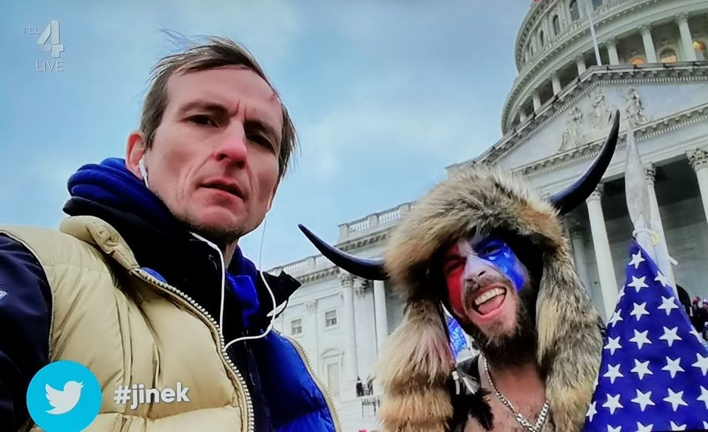 This man, who is pictured with both Nancy Pelosi’s son-in-law and Rudy. I have heard he is a marine, but I can not confirm.